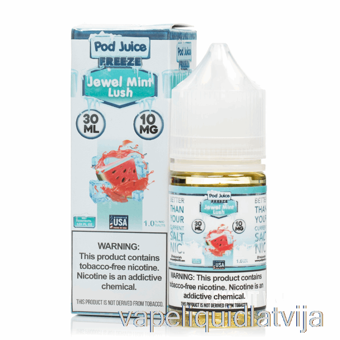 Freeze Jewel Mint Lush - Pāksts Sula - 30ml 10mg Vape šķidrums